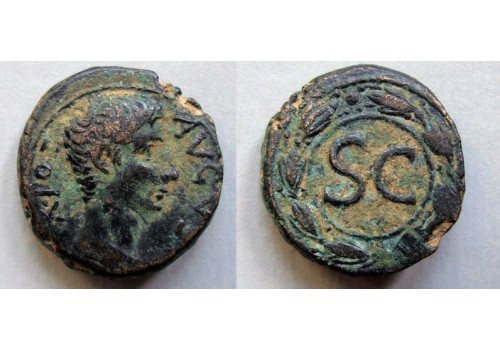 Augustus - halve aes Antioch zeldzaam! (JUL2068)