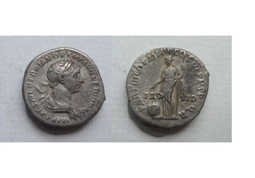 Trajanus- denarius Providentia! (AU2163)