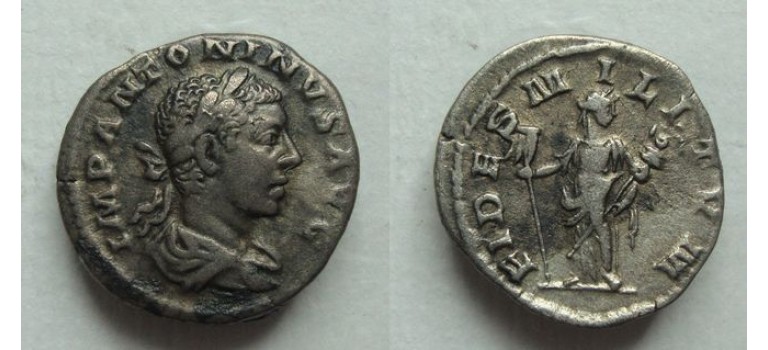 Elagabalus - FIDES MILITVM (AU2187)