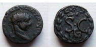 Elagabalus -  SC in lauwerkrans met adelaar (N2182)