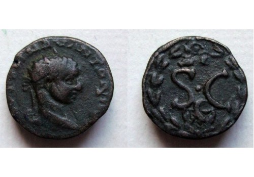 Elagabalus -  SC in lauwerkrans met adelaar (N2182)