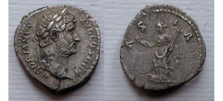 Hadrianus  - ASIA Reis-serie gewilde munt! (O2101)