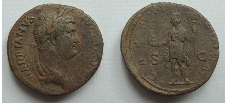 Hadrian - SESTERTIUS Cappadocia RARE from the travel series! (S2110) Hadrian - SESTERTIUS Cappadocia RARE from the travel series! (S2110)