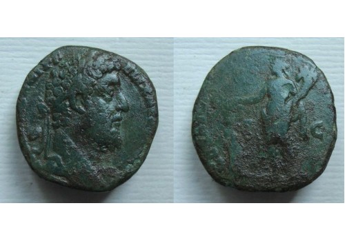 Commodus - Sestertius offerende Genius!!! schaars (S2130)