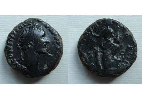 Antoninus Pius - Annona sestertius!  (S2132)