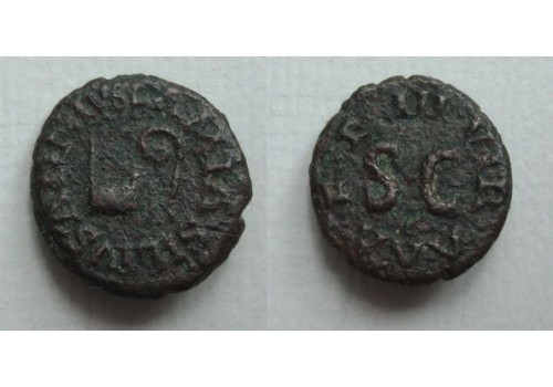 Augustus - QUADRANS simpulum en lituus  (AU21113)