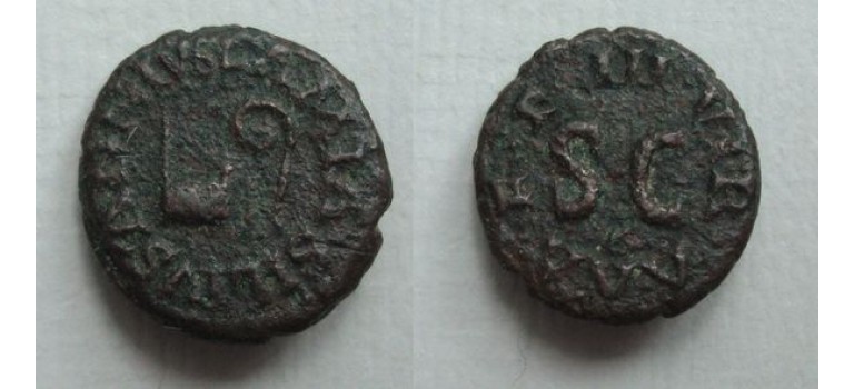 Augustus - QUADRANS simpulum en lituus  (AU21113)