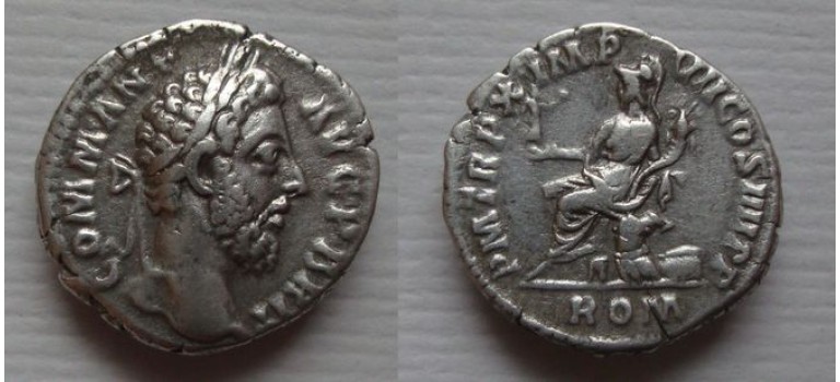 Commodus denarius ROMA (N2104)