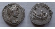 Hadrian AS - Denarius Galley travel series first tour (O2104)