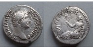 Hadrianus  - denarius Egypte Reis-serie gewilde munt! (O2118)