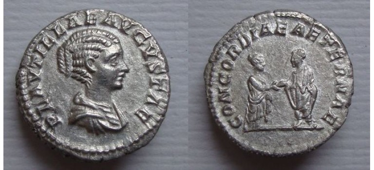Plautilla - scarce empress Marriage with Caracalla! (O2198)