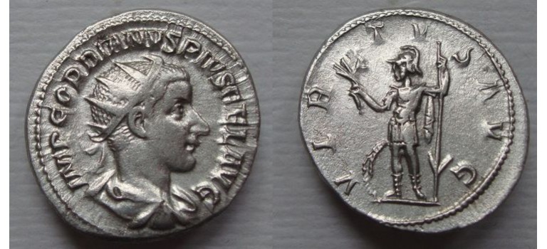 Gordianus III - VIRTVS AVG, mooi! (S2143)