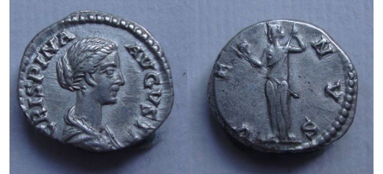 Crispina - denarius VENVS scarce! (S2175)