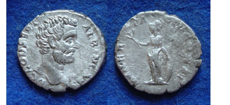 Clodius Albinus - Minerva good silver (01934)