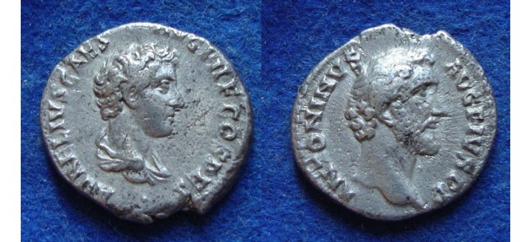 Antoninus Pius - Reverse MARCUS AURELIUS dynastic issue very rare variety! ( 01935)
