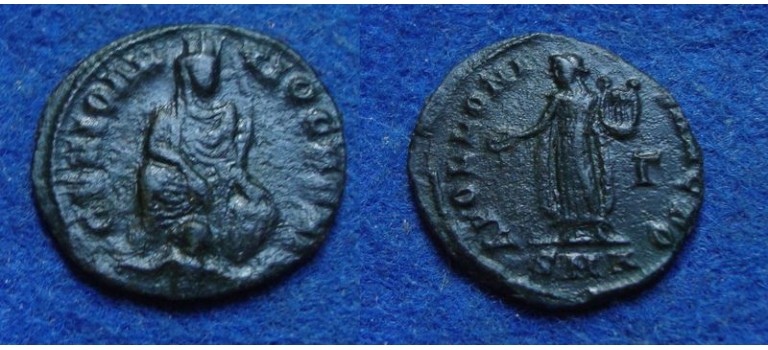 Maximinus II - Anonymous Issue during Christian persecutions INTERESTING and RARE (o1936)