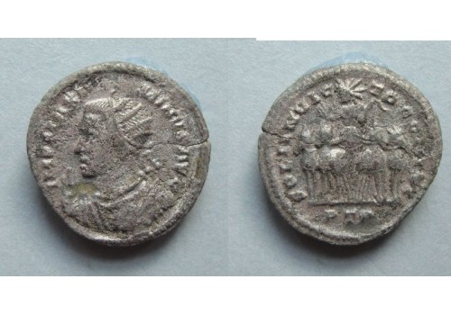 Maximinus II - SOLI INVICTO argenteus very rare R3 (F2014)