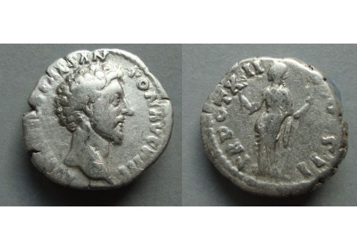 Marcus Aurelius- denarius FELICITAS niet in RIC!  (F2025)