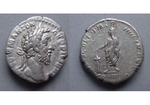 Commodus - denarius Offerende keizer (F2032)