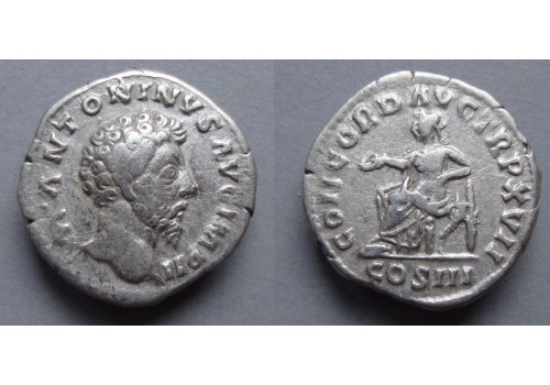 Marcus Aurelius- denarius Concordia (F2035)