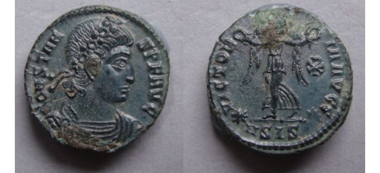 Constans - Victory with two wreaths (F2043)