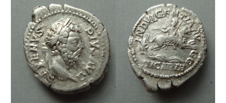 Septimius Severus - Dea Celestis riding on a LION! (F2063)