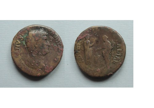 Hadrianus  - Sestertius ITALIA reisserie (F2085)