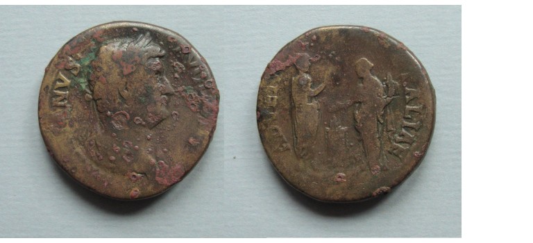 Hadrianus  - Sestertius ITALIA reisserie (F2085)