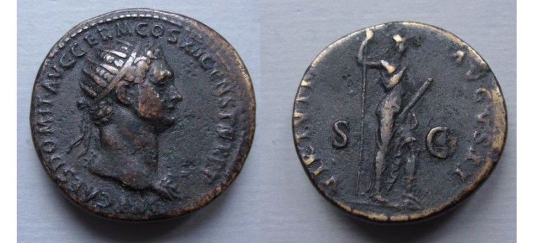 Domitianus- Dupondius Virtus (MA2023)