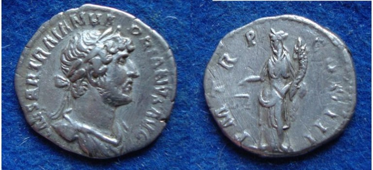 Hadrianus - AEQUITAS denarius mooie buste! (JA1802)