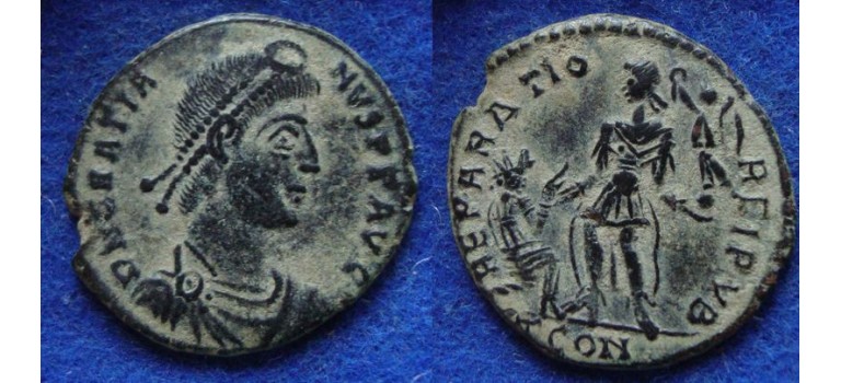 Gratianus- AE2 Reparatio Reipvb (O1823) Gratianus- AE2 Reparatio Reipvb (O1823)