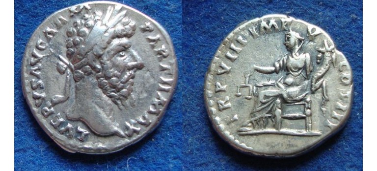 Lucius Verus - Aequitas denarius (1019)
