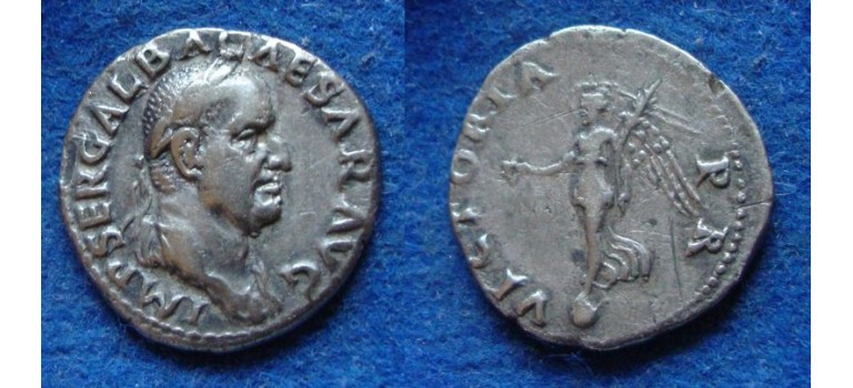 Galba - Victoria denarius R2 very rare! (N1973) Galba - Victoria denarius R2 very rare! (N1973)