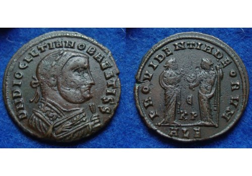 Diocletianus - Providentia mooie buste!  (N1989)