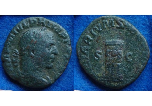 Philippus I - Sestertius seculare spelen ZELDZAAM (868)