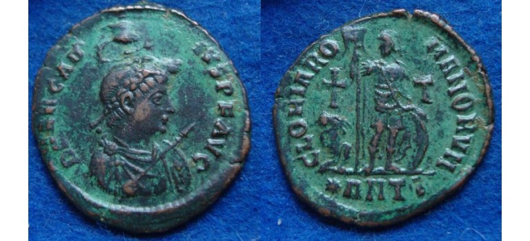 Arcadius - Gloria Romanorvm AE2, Antioch officina not in RIC!  (D1901)