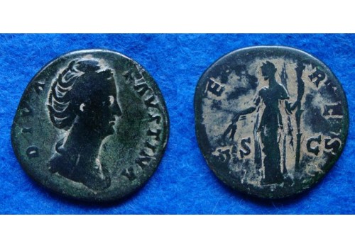 Faustina I - CERES sestertius (D1911) Faustina I - CERES sestertius (D1911)