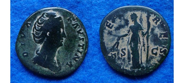 Faustina I - CERES sestertius (D1911)
