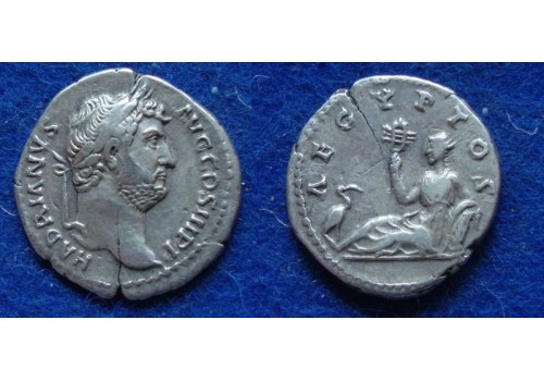 Hadrianus - Egypte Reis-serie gewilde munt! (D1914) Hadrianus - Egypte Reis-serie gewilde munt! (D1914)