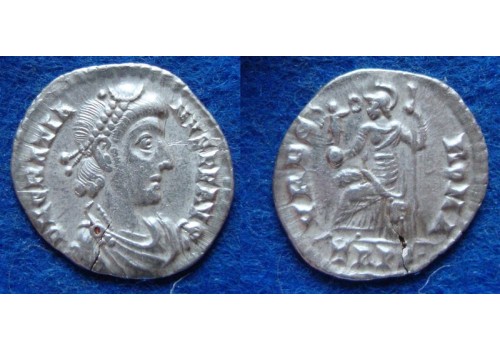 Gratianus- VRBS ROMA SILIQUA ZILVER trier SUPER (D1926) 