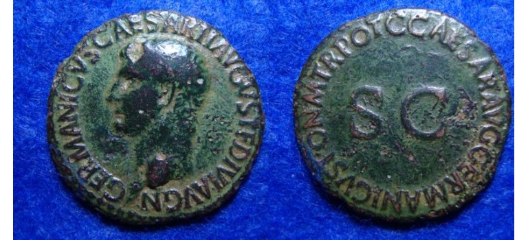GERMANICUS AS -  SC struck under Caligula (D1955)