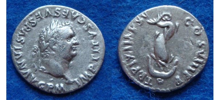 Titus - dolphin with anchor (D1952))