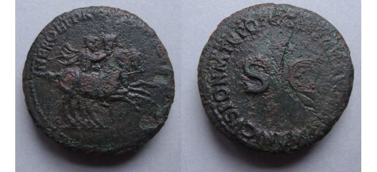 Caligula - NERO and DRUSUS brothers of Caligula scarce (JA2069)