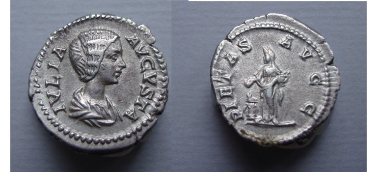 Julia Domna -PIETAS AVGGmooi portret!  (JA2006)