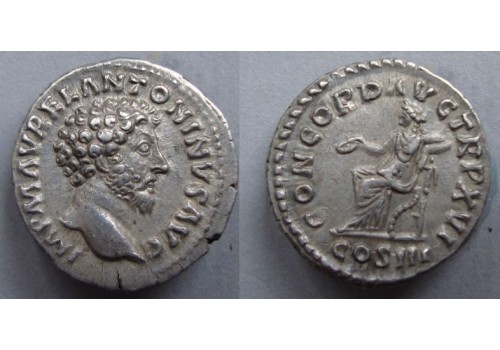 Marcus Aurelius- denarius Concord (JA2049)