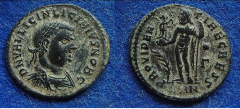 Licinius II - Jupiter Nicomedia zeldzaam (AP1950)