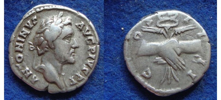 Antoninus Pius - handslag en caduceus! (AP1966) Antoninus Pius - handslag en caduceus! (AP1966)