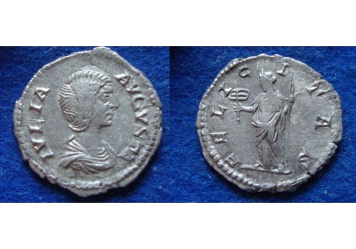 Julia Domna - FELICITAS denarius (AP1973) Julia Domna - FELICITAS denarius (AP1973)