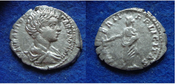Caracalla -  Denarius Imperii felicitas! (AU1913)