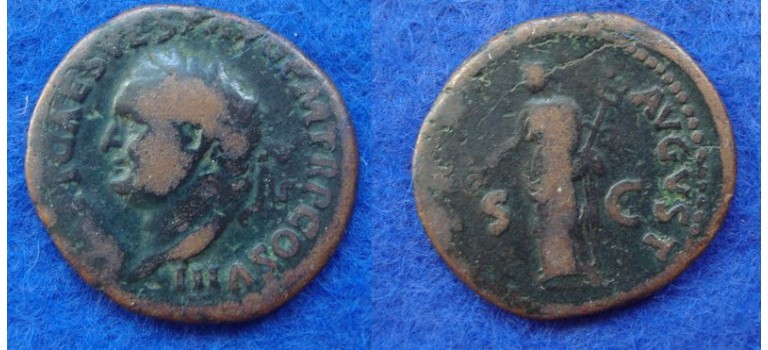 Titus - As PAX AVGVST rare (JUN1904)